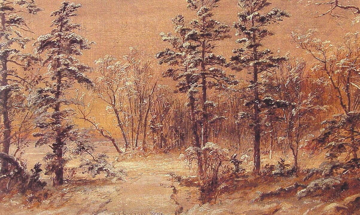 Jasper Francis Cropsey Winter Woodland